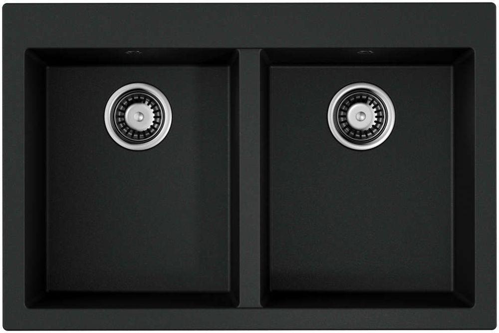 Кухонная мойка Omoikiri Bosen 80-2-BL (4993836) — ракурс 1 из 2