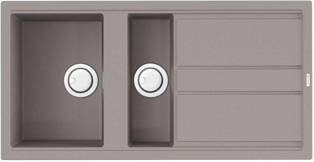 Кухонная мойка Omoikiri Kitagawa 100-2-GR (4993804) — ракурс 1 из 2