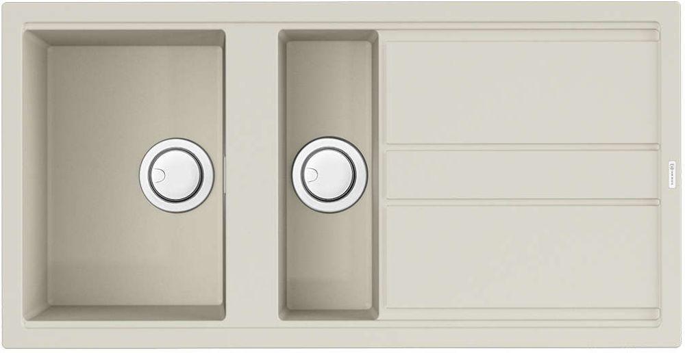 Кухонная мойка Omoikiri Kitagawa 100-2-WH (4993803) — ракурс 1 из 2