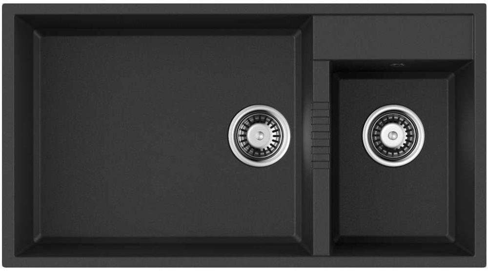 Кухонная мойка Omoikiri Tedori 85-2-U-BL (4993940) — ракурс 1 из 2