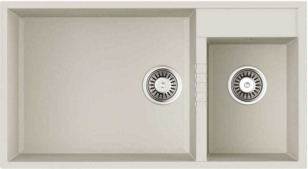 Кухонная мойка Omoikiri Tedori 85-2-U-WH (4993943) — ракурс 1 из 2