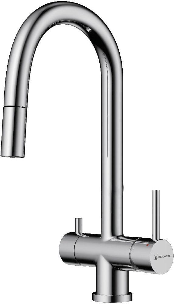 Смеситель для кухни Omoikiri Akita-S-C (4994330) — ракурс 1 из 2