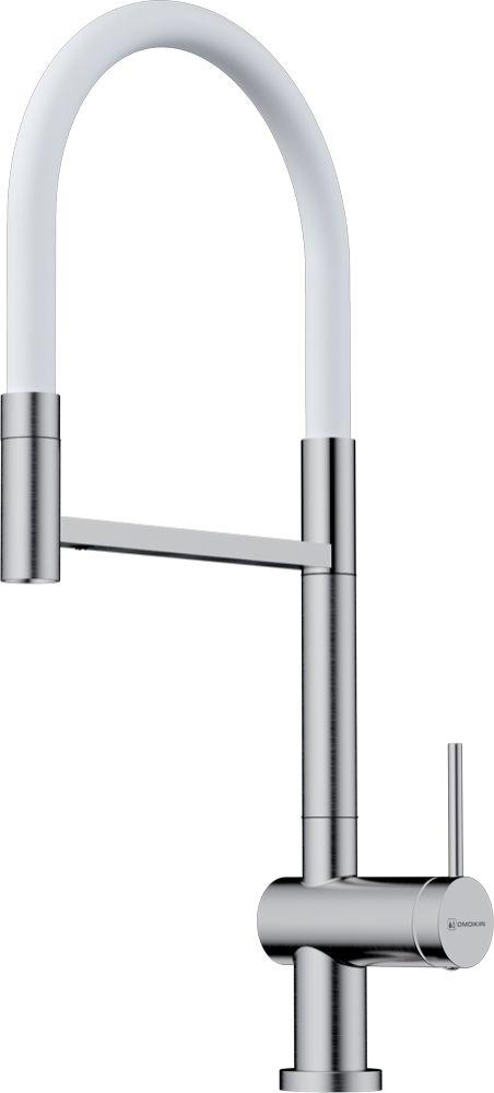 Смеситель для кухни Omoikiri Kanto-2 Plus-SB BN-WH — ракурс 1 из 4