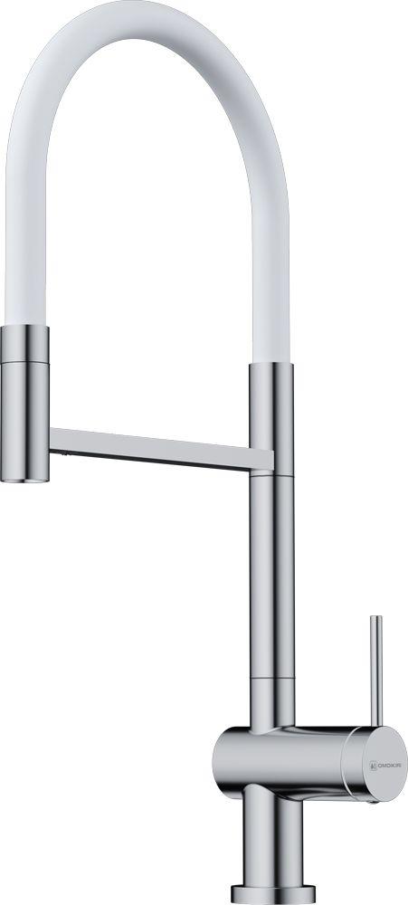 Смеситель для кухни Omoikiri Kanto-2 Plus-SB C-WH — ракурс 1 из 4