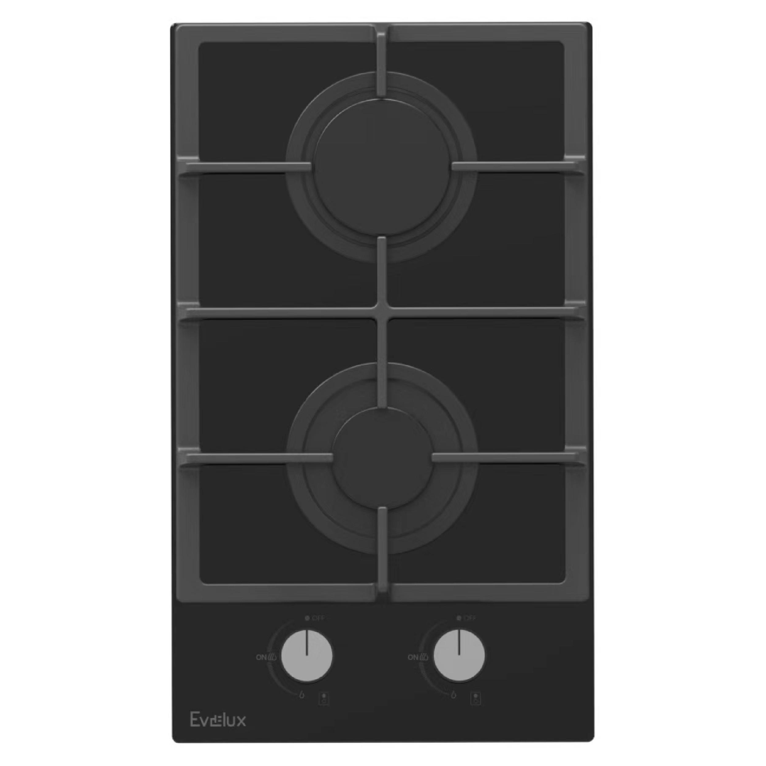 Газовая варочная панель Evelux HEG 360 BG — ракурс 1 из 4