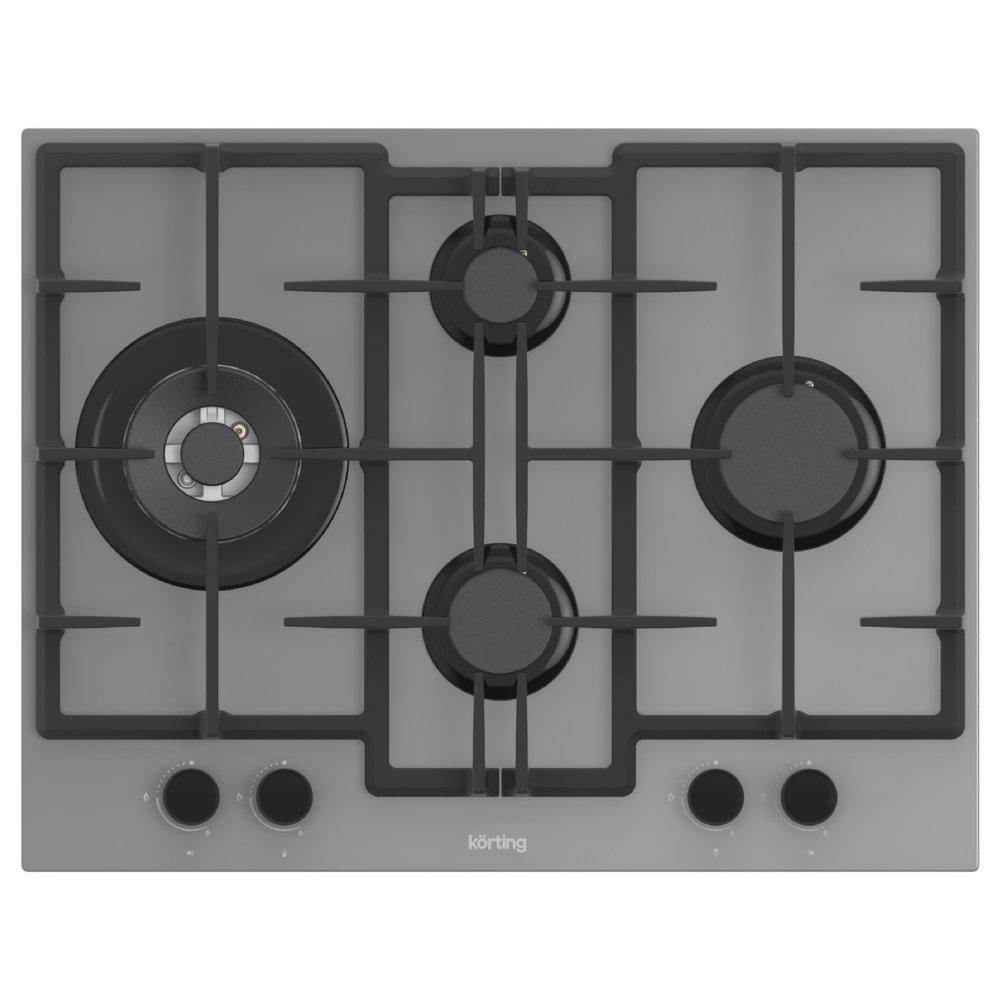 Газовая варочная панель Körting HGG 67009 CQTGr — ракурс 1 из 3