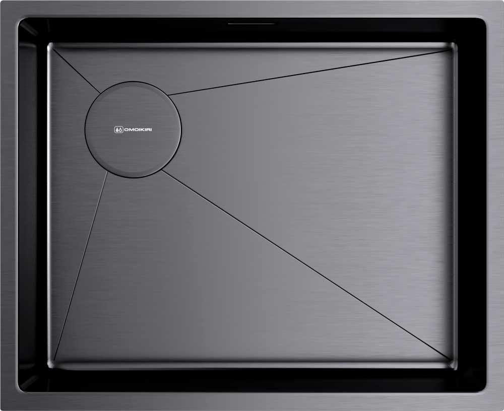 Мойка Omoikiri Taki 54-U/IF-L Side SF-GM (4997581) — ракурс 1 из 4