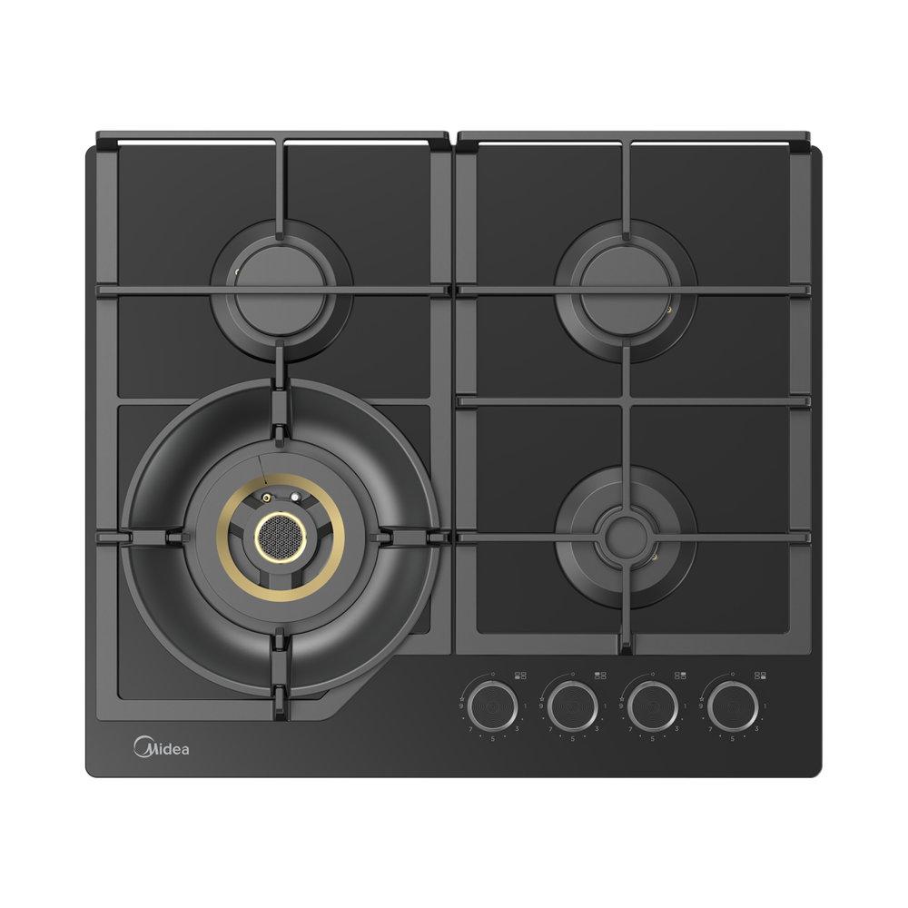 Газовая варочная панель Midea MG 697VGB — ракурс 1 из 3