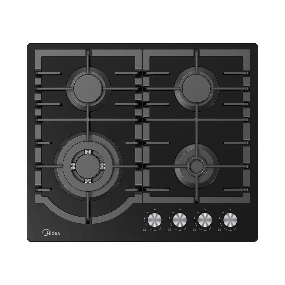 Газовая варочная панель Midea MG 649TGB — ракурс 1 из 5