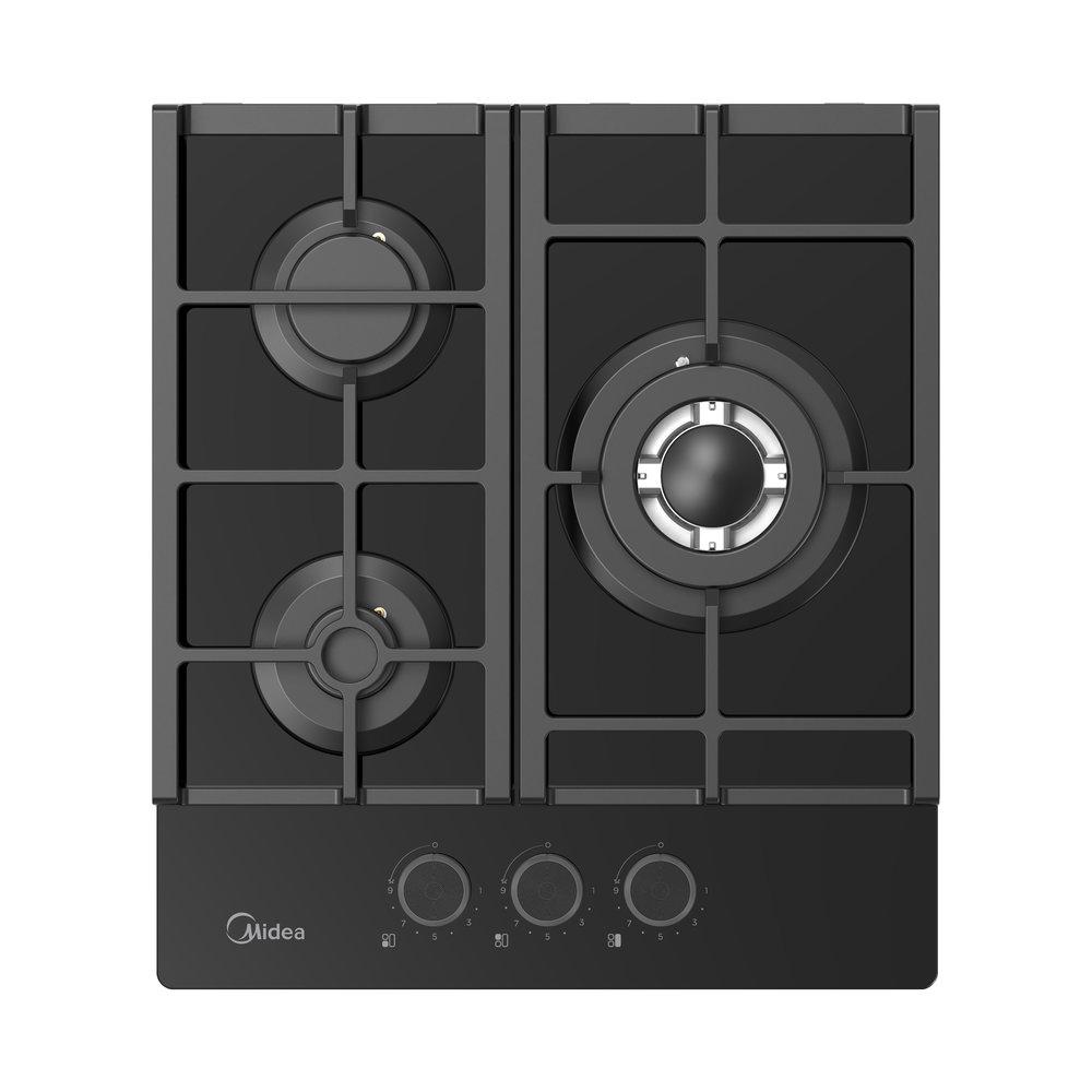 Газовая варочная панель Midea MG 449TGB — ракурс 1 из 8
