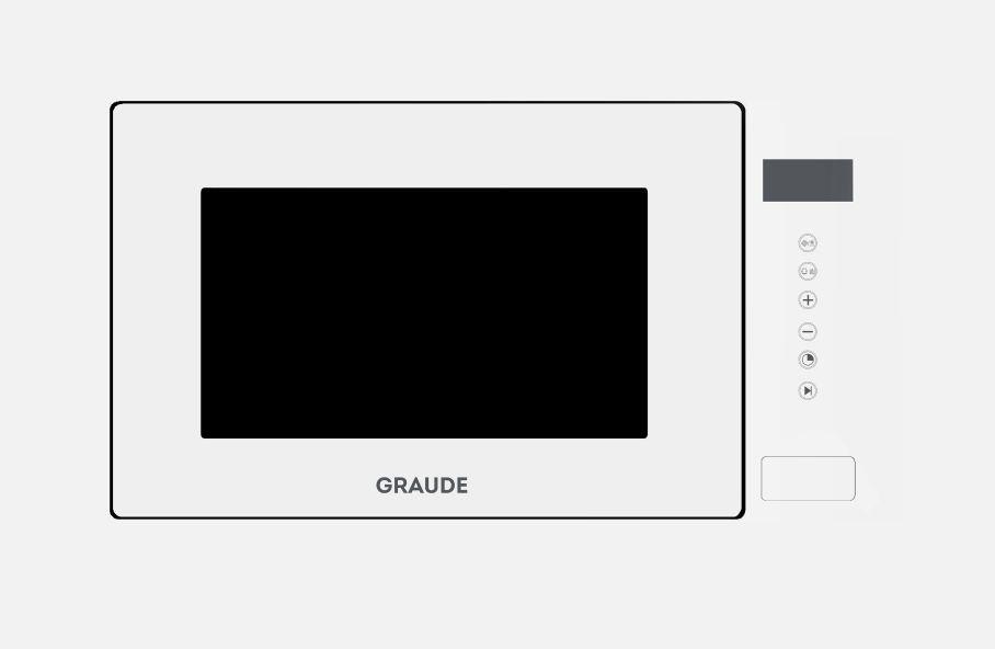Встраиваемая микроволновая печь Graude MWG 38.1 W — ракурс 1 из 2