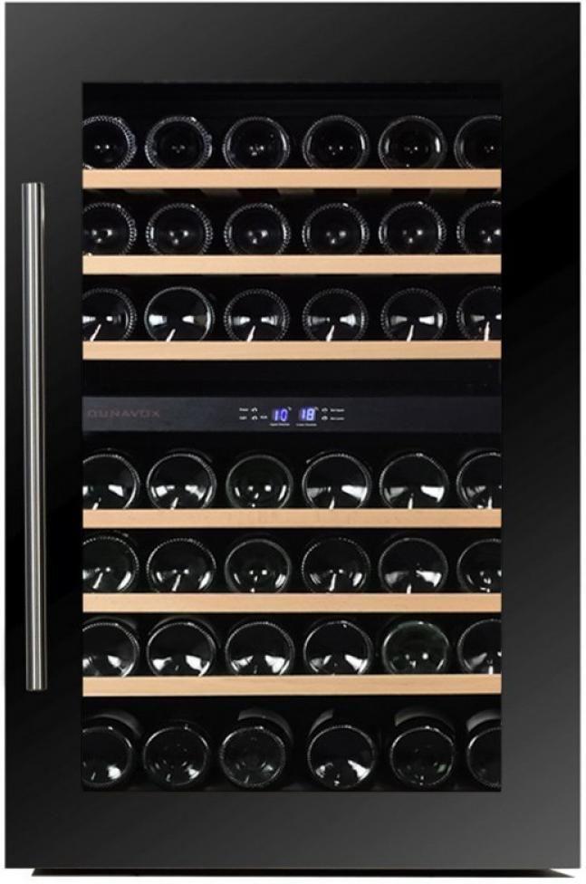 Встраиваемый винный шкаф Dunavox DAB-42.117DB — ракурс 1 из 2