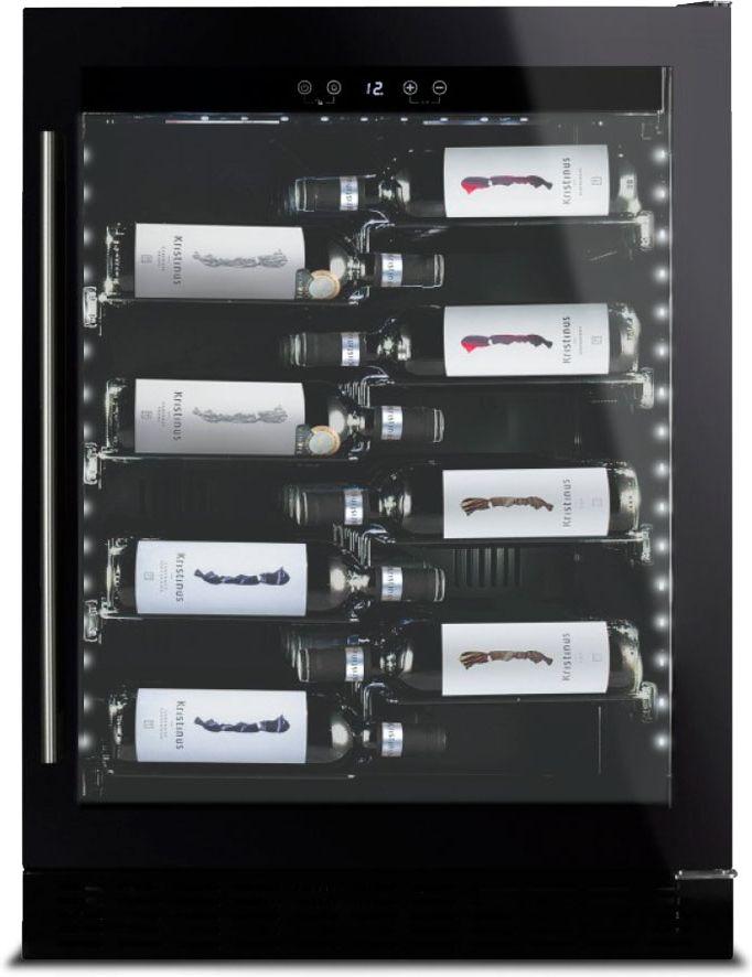 Встраиваемый винный шкаф Dunavox DAUF-40.138B — ракурс 1 из 2