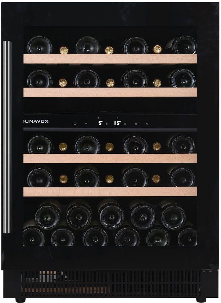 Встраиваемый винный шкаф Dunavox DAUF-39.121DB — ракурс 1 из 5