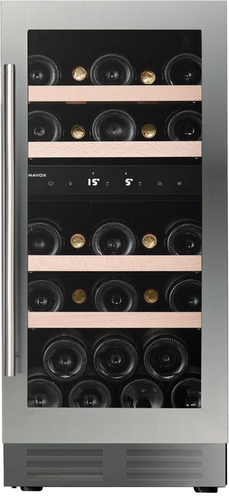 Встраиваемый винный шкаф Dunavox DAUF-32.78DSS — ракурс 1 из 5