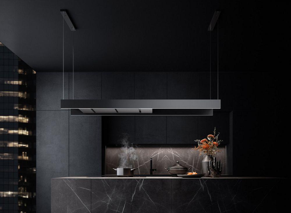 Островная вытяжка Falmec LIGHT ISOLA 180 BLACK — ракурс 1 из 2