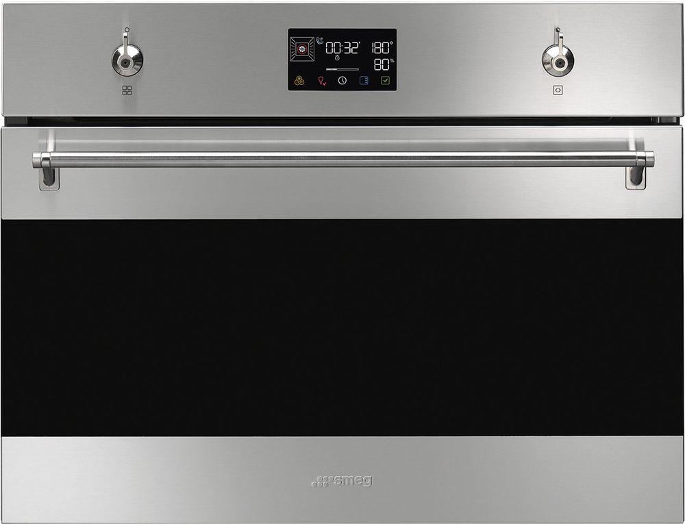 Компактный электрический духовой шкаф Smeg SO 4302S3X — ракурс 1 из 9