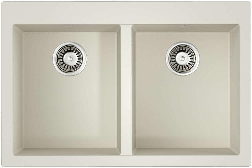 Кухонная мойка Omoikiri Bosen 80-2-WH (4993839) — ракурс 1 из 2