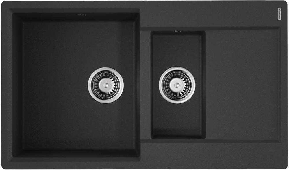 Кухонная мойка Omoikiri Daisen 86-2-BL (4993477) — ракурс 1 из 2