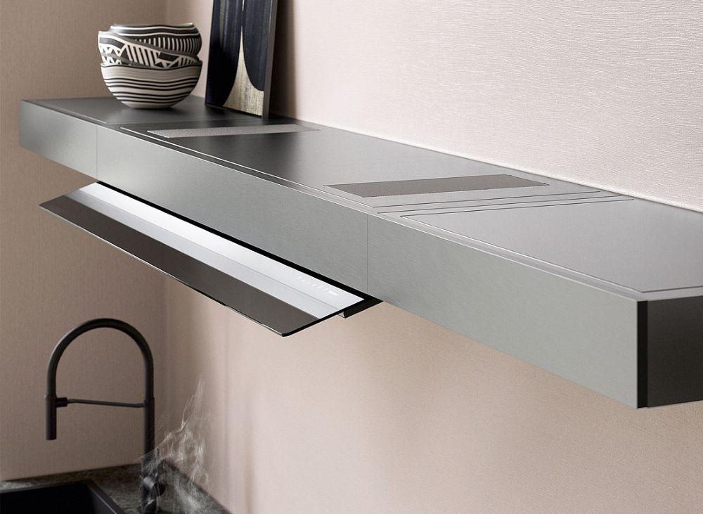 Настенная вытяжка Falmec SHELF Customizable 120 NERO (отвод воздуха, без мотора) — ракурс 1 из 6