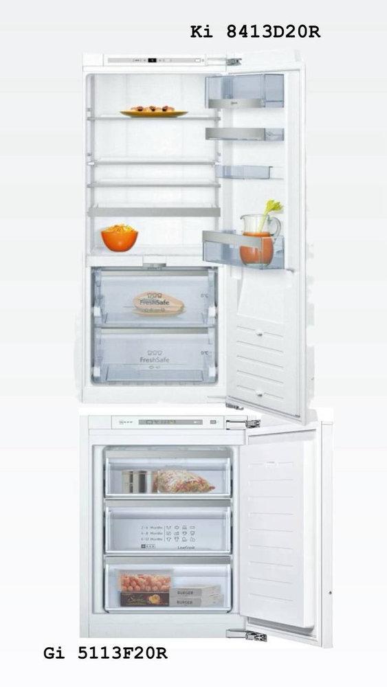 Встраиваемый морозильник Neff GI 5113F20R + KI8413D20R — ракурс 1 из 2
