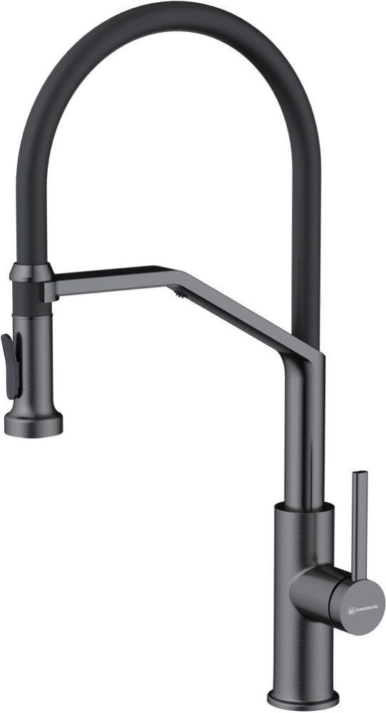 Смеситель для кухни Omoikiri MAKKARI 2 PLUS-SB GM-BL (4994497) — ракурс 1 из 2