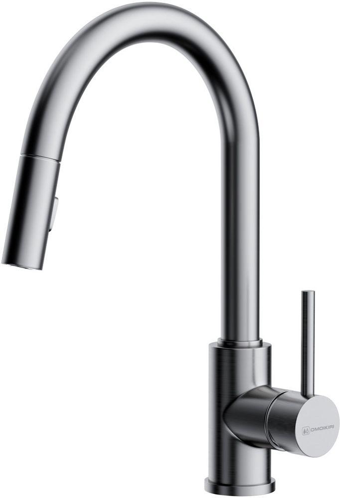 Смеситель для кухни Omoikiri Shinagawa-SB BN (4994459) — ракурс 1 из 2