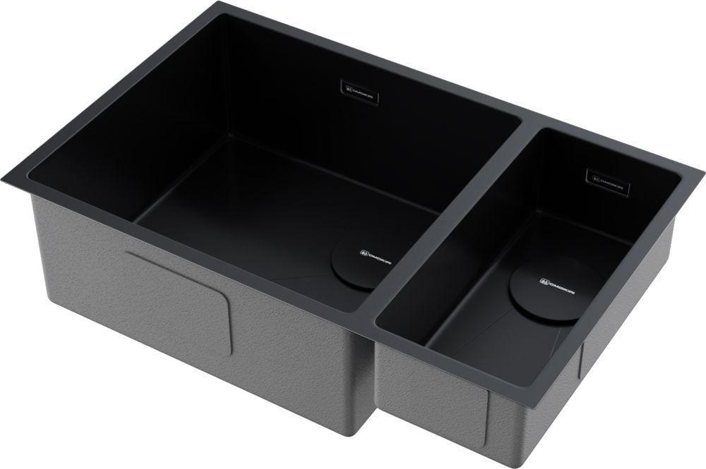 Кухонная мойка Omoikiri Taki 69-2-UIF-L Side-GB (4997050) — ракурс 1 из 4