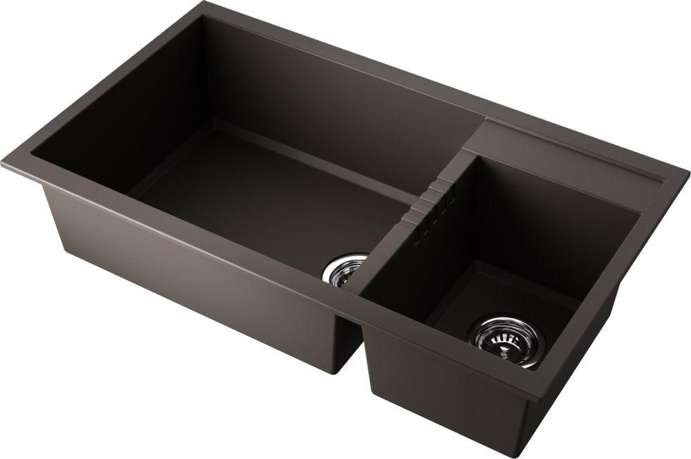 Кухонная мойка Omoikiri Tedori 86-2-LB-ES (4997242) — ракурс 1 из 4