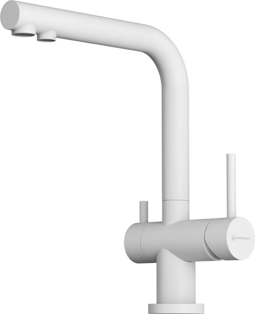 Смеситель для кухни Omoikiri Nagano-P-WH — ракурс 1 из 4