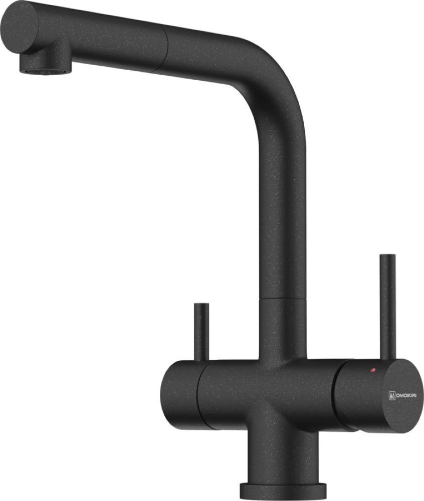 Смеситель для кухни Omoikiri Takamatsu-S-BL — ракурс 1 из 4