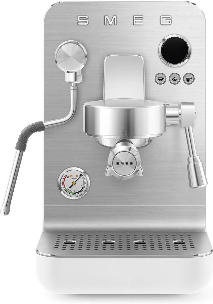 Рожковая кофеварка Smeg EMC 02WHMEU — ракурс 1 из 10