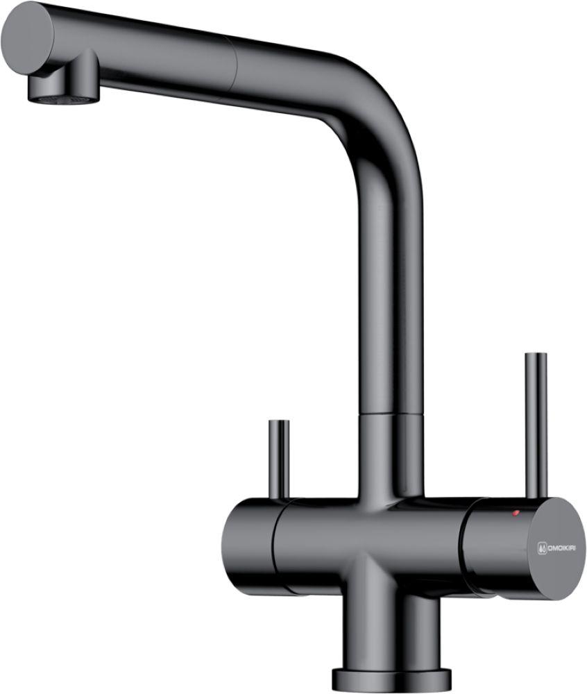 Смеситель для кухни Omoikiri Takamatsu-S-GM (4994564) — ракурс 1 из 4