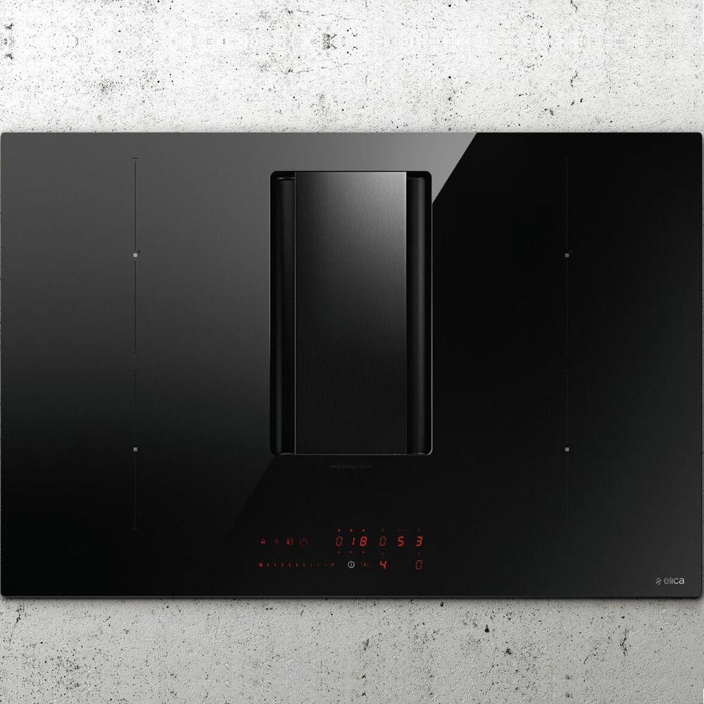 Варочная панель с вытяжкой Elica NIKOLATESLA ALPHA B BL/A/78 — ракурс 1 из 5