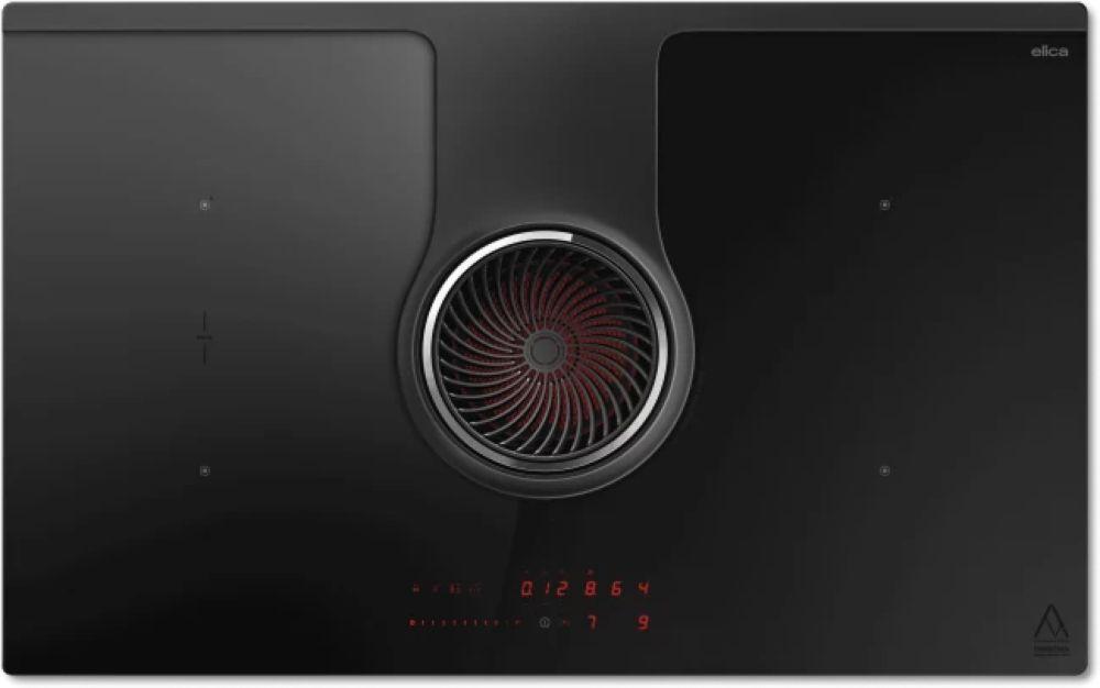 Варочная панель с вытяжкой Elica NIKOLATESLA ONE EVO BL/A/83 — ракурс 1 из 4