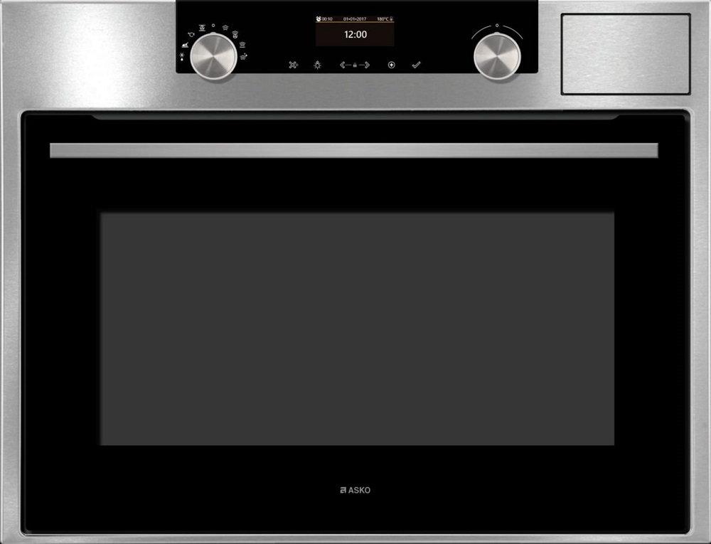 Компактный духовой шкаф с пароваркой Asko OCS 8464S — ракурс 1 из 12