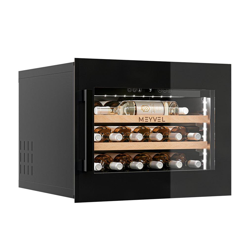 Встраиваемый винный шкаф Meyvel MV 19PRO-KBB1 — ракурс 1 из 2
