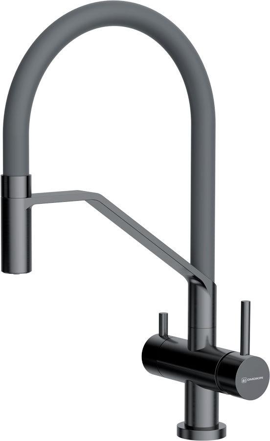 Смеситель для кухни Omoikiri Akeno-GM-GR (4994545) — ракурс 1 из 3