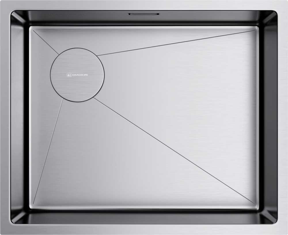 Кухонная мойка Omoikiri Taki 54-U/IF-L Side SF-IN (4997474) — ракурс 1 из 3