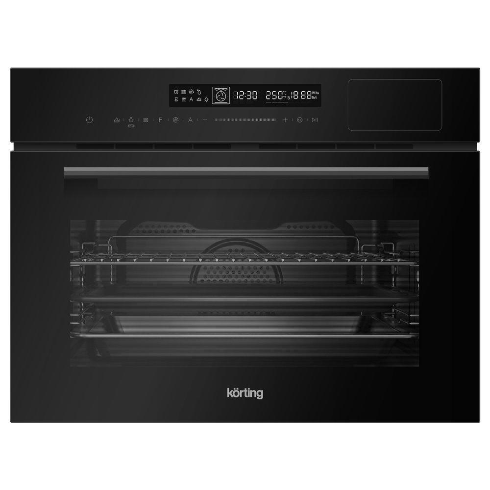 Комп. духовой шкаф с пароваркой и микроволновкой Körting OKB 3221 AGN STEAM MW — ракурс 1 из 2