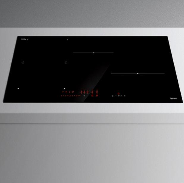Индукционная варочная панель Falmec PIANO INDUZIONE BLACK MATT 78x51 — ракурс 1 из 3