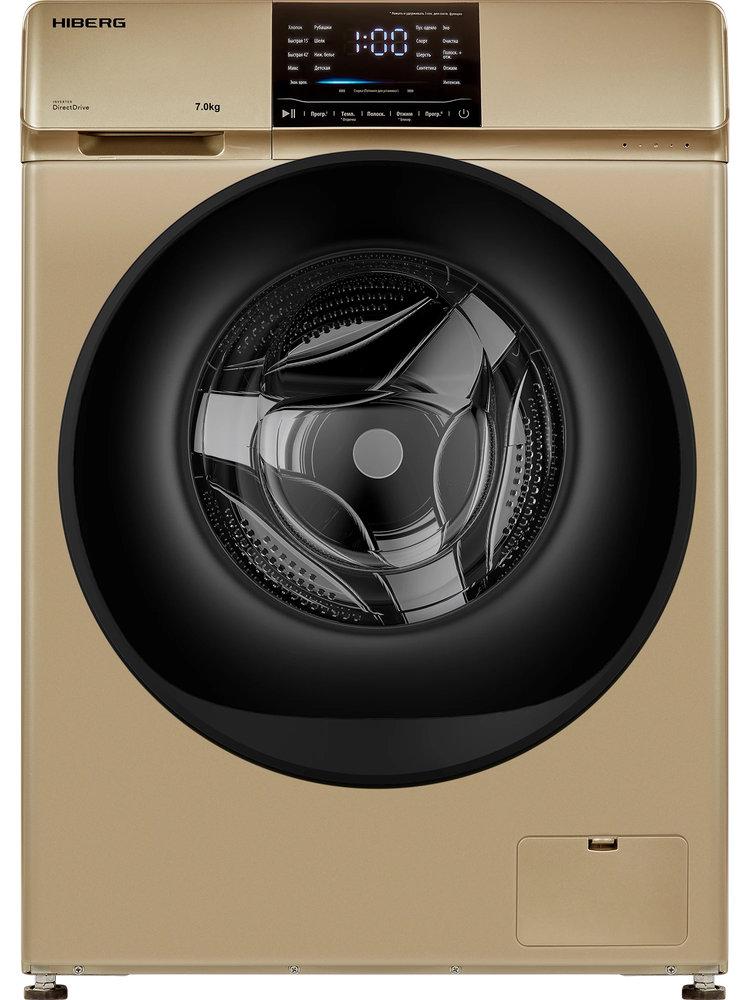 Полноразмерная стиральная машина Hiberg i-DDQ6-712G — ракурс 1 из 4