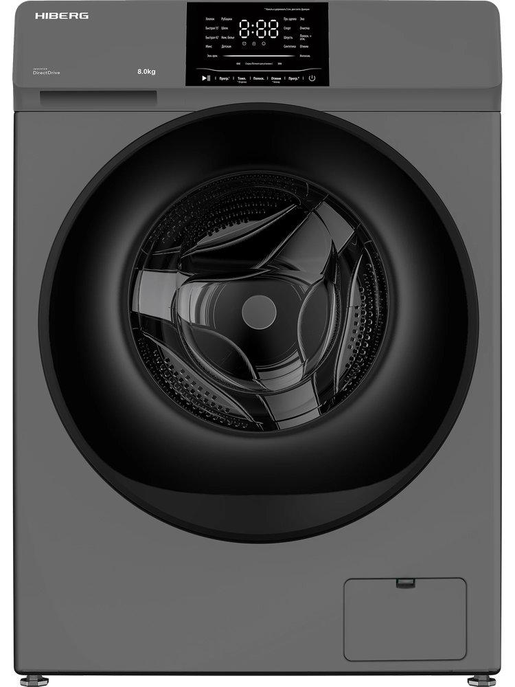 Полноразмерная стиральная машина Hiberg i-DDQ6-814Sd — ракурс 1 из 4