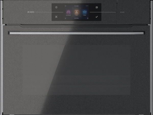 Компактный духовой шкаф с микроволновкой Asko OCSM 8478G — ракурс 1 из 4