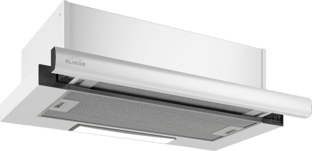 Настенная вытяжка Elikor Slide 50П-430 белый/белый — ракурс 1 из 5