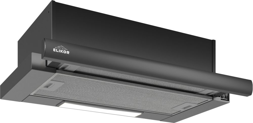 Настенная вытяжка Elikor Slide 50П-430 черный/черный — ракурс 1 из 4